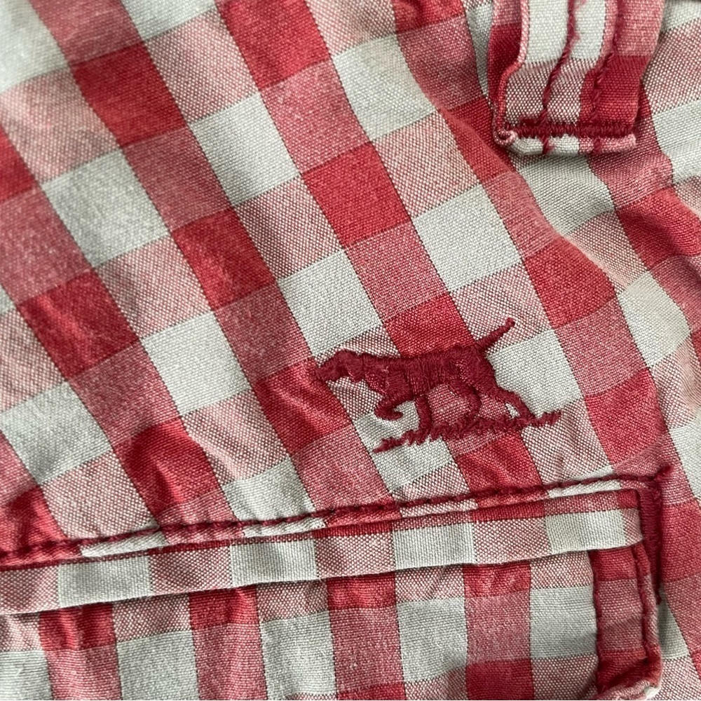 RODD & Gunn Red and Grey Check Cargo Utility Shorts - Picture 5 of 9